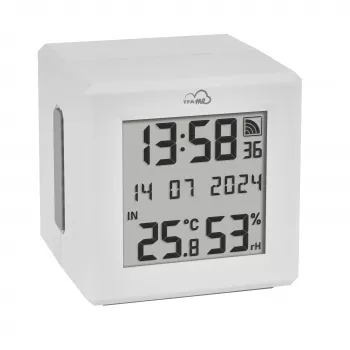 TFA Dostmann TFA.me komplekts ar WLAN vārteju un 2 KLIMA@HOME bezvadu termo-higrometriem, melns/balts 35.8109.02