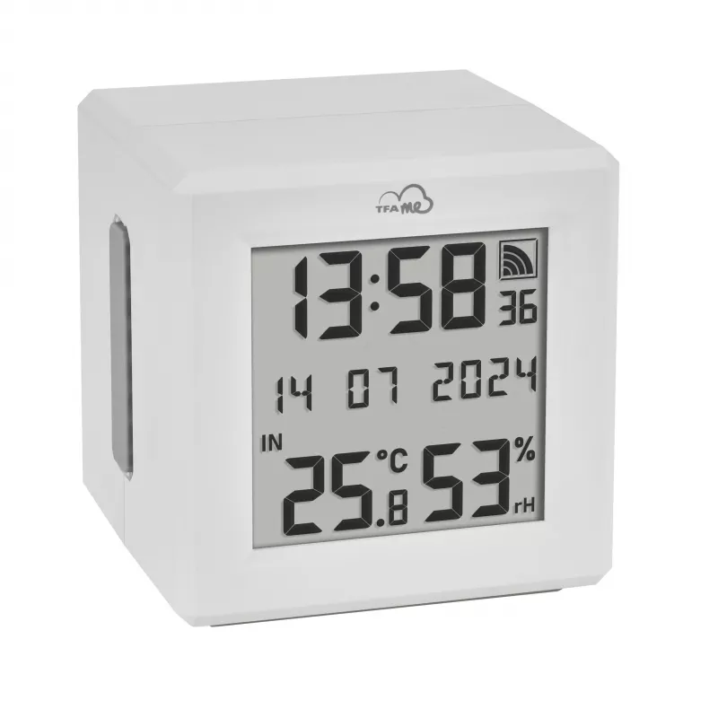 TFA Dostmann TFA.me komplekts ar WLAN vārteju un 2 KLIMA@HOME bezvadu termo-higrometriem, melns/balts 35.8109.02