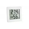 TFA DOSTMANN 30.5033.02 digitālais termohigrometrs ar LCD, maks./min. atmiņu, komforta zonas indikatoru, magnētisko/stāvā novietojumu, balts