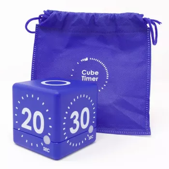 TFA Dostmann Timer CUBE digitālais kuba taimeris, zils 38.2036.06