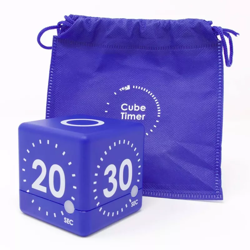 TFA Dostmann Timer CUBE digitālais kuba taimeris, zils 38.2036.06