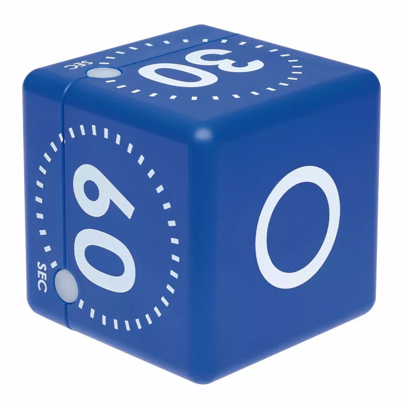 TFA Dostmann Timer CUBE digitālais kuba taimeris, zils 38.2036.06