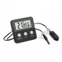 TFA TERRACHECK termo-/higrometrs melns (30.5044.01)