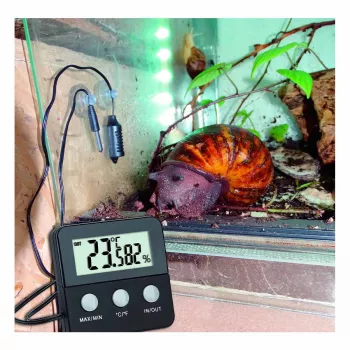 TFA TERRACHECK termo-/higrometrs melns (30.5044.01)