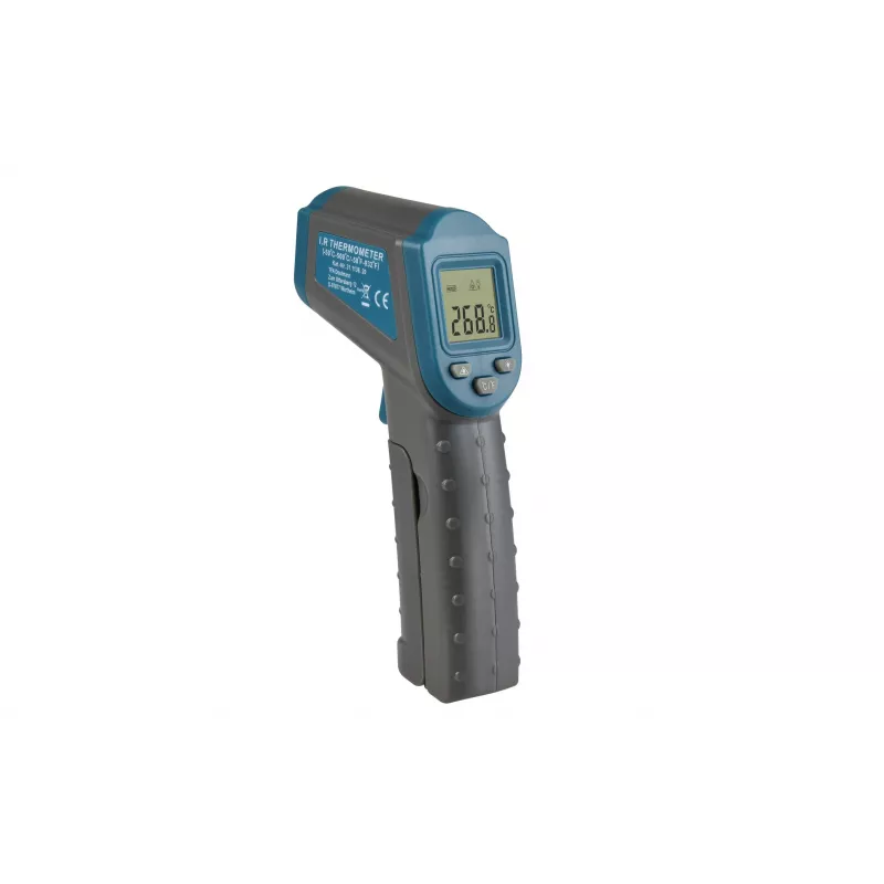 TFA Dostmann RAY infrasarkanais drudža termometrs bez kontakta, 32,0-42,9°C ķermenim, 0-100°C virsmām, 25 atmiņas, apgaismots LCD, klusais režīms (31.1136.20)