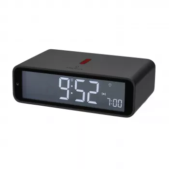 TFA Dostmann 60.2560.10 radio vadīts modinātājpulkstenis, antracīta krāsā