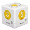 TFA Dostmann Cube Timer digitālais virtuves taimeris, balts/dzeltens, atskaites un uzskaites režīms, 99 min 59 sek, LCD, skaņas signāls, 2x AAA komplektā 38.2041.07