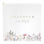 Goldbuch Blütenliebe 30x31 kāzu fotoalbums, 60 baltas lapas, ziedu vāks 08 044