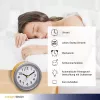 TFA Dostmann 60.1034.07 dzeltenais apaļais analogais kvarca modinātājs