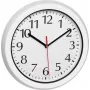 TFA Dostmann 60.3542.02 radio kontrolēts sienas pulkstenis 30 cm balts, ūdens šļakstu drošs vannas istabai