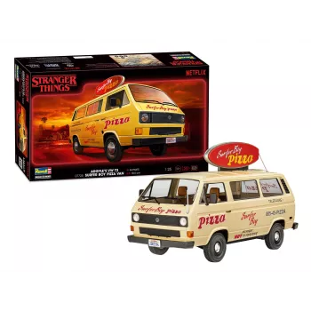 Revell Stranger Things VW T3 autobusa Surfer Boy 1:24 plastmasas modeļa komplekts 07725