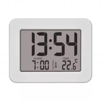 TFA Dostmann 60.2044.02 kvarca modinātājs, balts