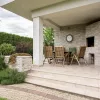 TFA Dostmann 60.3066.53 āra metāla sienas pulkstenis - kvarca, misiņa, šļakstu necaurlaidīgs, 387 mm, liels displejs