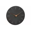 TFA Dostmann 60.3068.10 kvarca sienas pulkstenis 25 cm, šīfera ciparnīca, kluss mehānisms