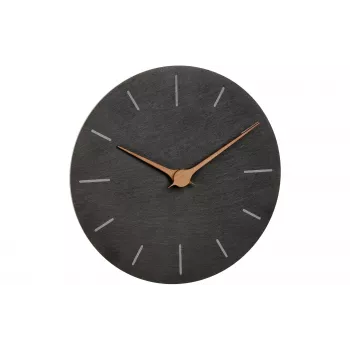 TFA Dostmann 60.3068.10 kvarca sienas pulkstenis 25 cm, šīfera ciparnīca, kluss mehānisms
