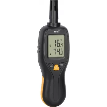 TFA Dostmann Digital Professional termohigrometrs melns dzeltens 31.1066 31.1066.01