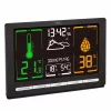 TFA Dostmann METEOCHROME bezvadu laikapstākļu stacija ar krāsu displeju, 12-24h prognoze, āra sensors, DCF-77 pulkstenis 35.1132.01