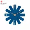 TFA Dostmann 60.3020.06 Midnight Blue klusais sienas pulkstenis 400mm