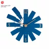 TFA Dostmann 60.3020.06 Midnight Blue klusais sienas pulkstenis 400mm