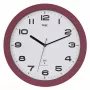 TFA Dostmann 60.3554.05 radio kontrolēts sienas pulkstenis, sarkans, 320 mm diametrā
