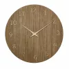 TFA Dostmann 60.3072.23 kvarca sienas pulkstenis 298 mm tumšs koks