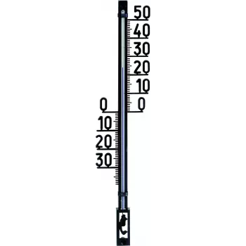 TFA Dostmann lielais analogais āra termometrs, melns 12.6003.01.90