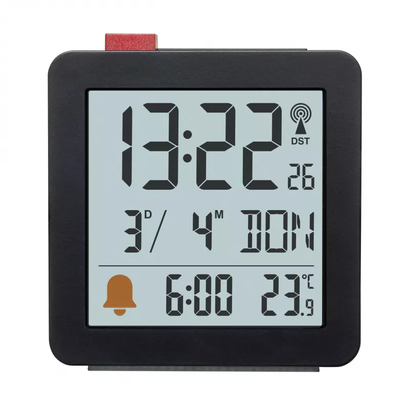 TFA Dostmann digitālais modinātājs melns (60.2566.01)