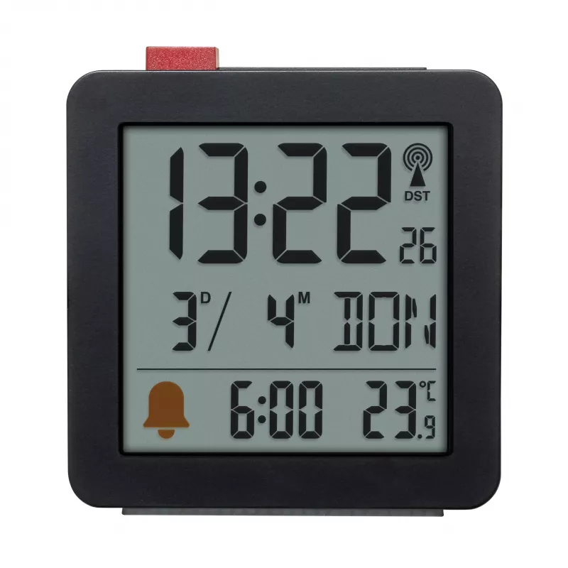 TFA Dostmann digitālais modinātājs melns (60.2566.01)