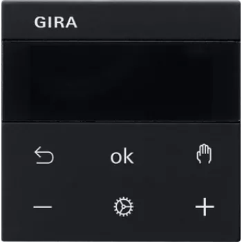 Gira RTR BT System Black telpas temperatūras regulators 5394005