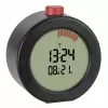 TFA Dostmann 60.2569.01 radio vadības modinātājs, melns/sarkans, liels displejs, pieaugošs signāls, atlikšana, atpakaļskaitīšanas taimeris, iekštelpu temperatūra