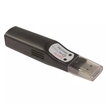 TFA Dostmann temperatūras un mitruma datu reģistrētājs ar USB saskarni, 50 000 ierakstu, -40 līdz +70°C, 0,1°C izšķirtspēja (311.054)