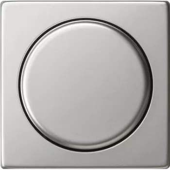 Gira System 55 Vāciņš ar rotējošu pogu dimmeram un potentiometram, nerūsējošais tērauds 0650600
