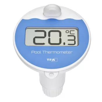 TFA Dostmann 30.3238.06 bezvadu baseina sensors, 868 MHz, peldošs ūdens temperatūras sensors baseina termometriem un meteostacijām