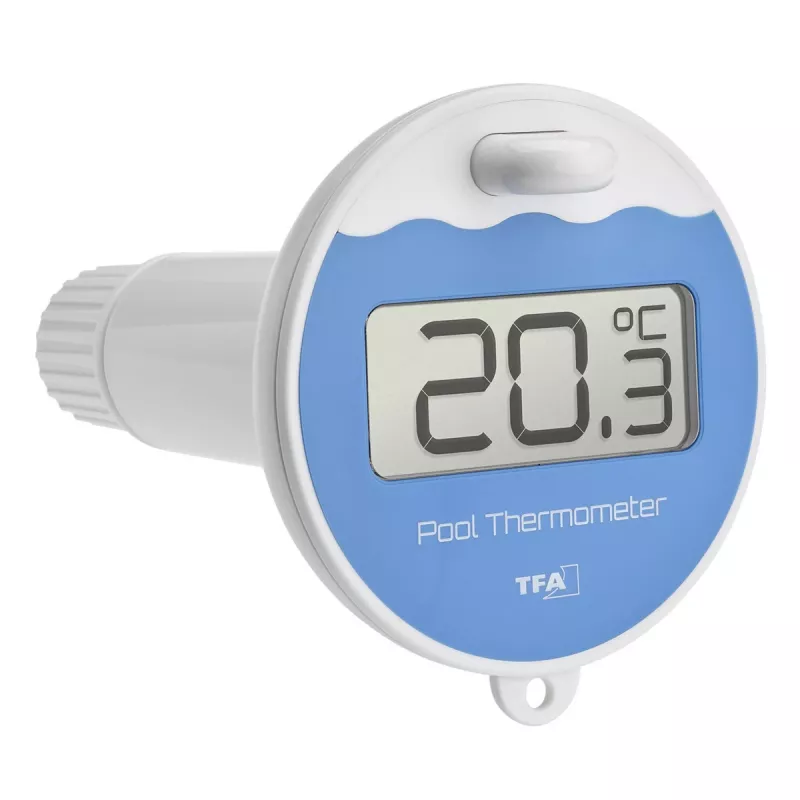 TFA Dostmann 30.3238.06 bezvadu baseina sensors, 868 MHz, peldošs ūdens temperatūras sensors baseina termometriem un meteostacijām