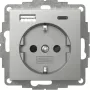 Gira SCHUKO kontaktligzda ar USB lādētāju Type A/C 2459600