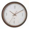 TFA Dostmann 60.3547.10 radio vadības sienas pulkstenis 22,3 cm pelēks/vara