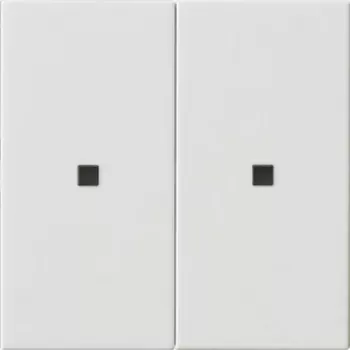 GIRA 510703 KNX RF vadības uzliktņa 2-gang System 55 tīri balta