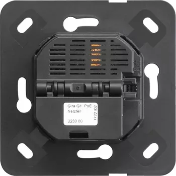 Gira PoE barošanas bloks G1, 15,4 W, DIN sliedei, 100-240 V AC uz 48-57 V DC, IEEE 802.3af 223000