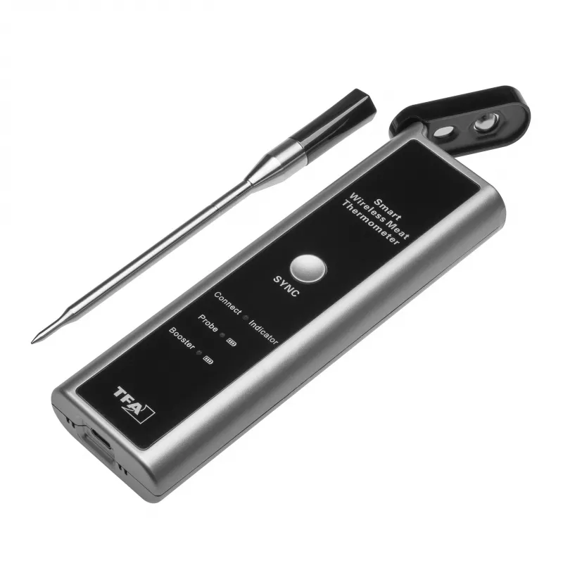 TFA Dostmann bezvadu BBQ gaļas termometrs SMART KÜCHEN-CHEF Grillthermometer (14.1515.10)