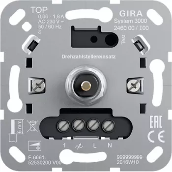 Gira ātruma regulatora ieliktnis 246000