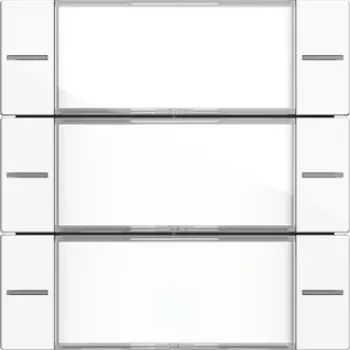 Gira 577303 uzliku komplekts 3-kāršu Tastsensor 4, tīri balts, spīdīgs