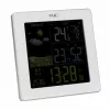 TFA SUN 2 bezvadu meteostacija ar 12-24 stundu prognozi, iekštelpu/āra temperatūru un mitrumu, gaisa spiedienu, mēness fāzi, saullēkta/saullieta laikiem, DCF-77 radio pulksteni un 1 āra sensoru 35.1174.02