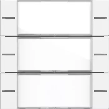 GIRA 577327 pārslēga uzliktņu komplekts 3-gang melns matēts Touch Sensor 4, System 55