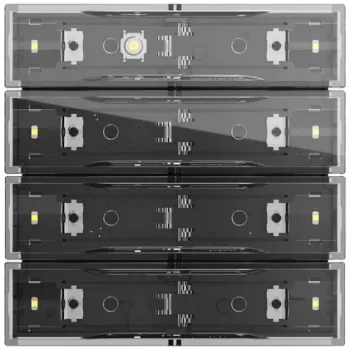 Gira Tastsens.4.70 Standard 4f KNX 531400 - 4-kāršu KNX spiedpogu sensors, tīri balts spīdīgs