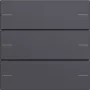 GIRA 575328 Uzliktnis 3-gang komplekts Touch Sensor 4, System 55, tīri balts