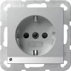 GIRA 417026 SCHUKO kontaktligzda ar LED orientācijas apgaismojumu, System 55
