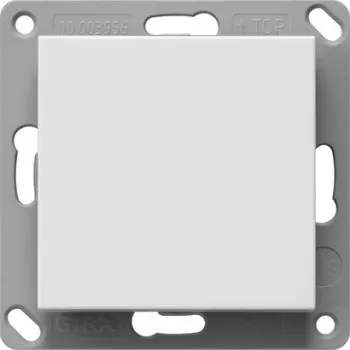 GIRA bezvadu sienas raidītājs, bez baterijām, 1 kanāls, tīri balts 242103
