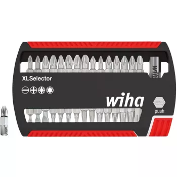 Wiha XSelector 31 gabalu uzgaļu komplekts ar rievu, Phillips, Pozidriv un TORX uzgaļiem 29417