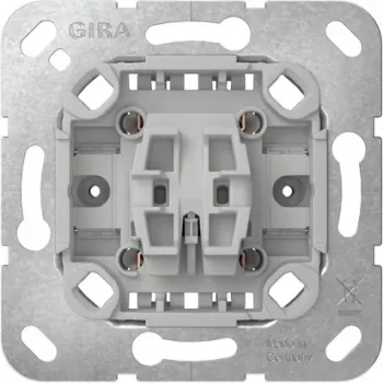 GIRA 381700 starpslēdzis (krusta slēdzis) ieliekamais mehānisms, 10 A, 250 V, skrūvju spailes, bez spīlēm, System 55