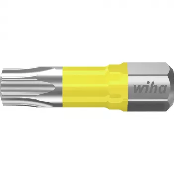 Wiha 42304 Torx uzgalis T25 x 25 mm, 25 gab., 1/4 collu sešstūra stiprinājums, molibdēna-vanādija tērauds